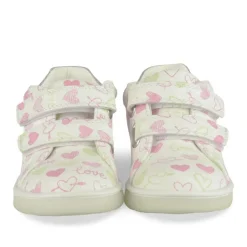 Bottines Bottines BLANC Fille Motif Coeurs Scratch