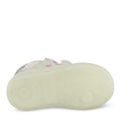 Bottines Bottines BLANC Fille Motif Coeurs Scratch