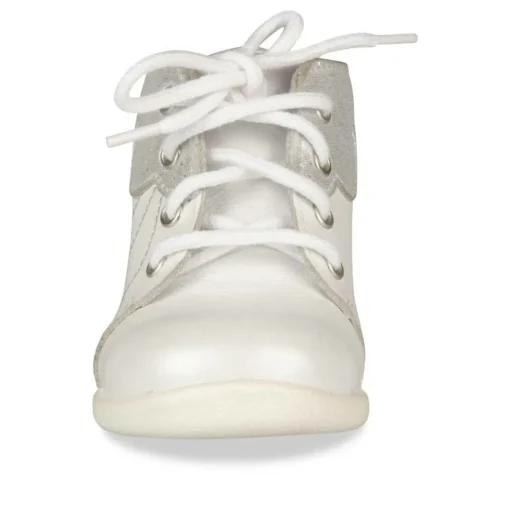 Bottines Bottines BLANC Fille CUIR Lacets