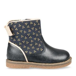 Bottines Bottines BLEU Fille Motif Uni Fermeture éclair