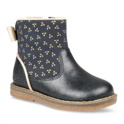 Bottines Bottines BLEU Fille Motif Uni Fermeture éclair