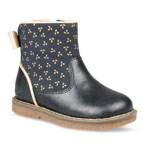 Bottines Bottines BLEU Fille Motif Uni Fermeture éclair