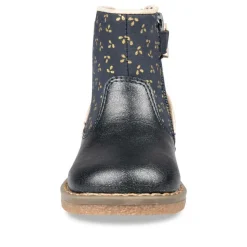 Bottines Bottines BLEU Fille Motif Uni Fermeture éclair