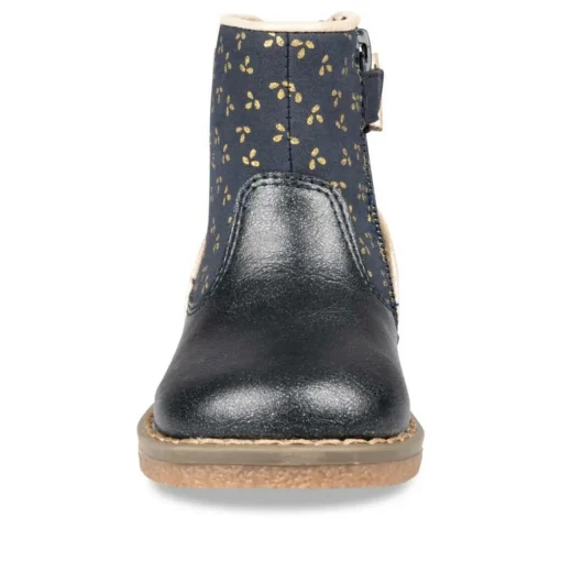 Bottines Bottines BLEU Fille Motif Uni Fermeture éclair