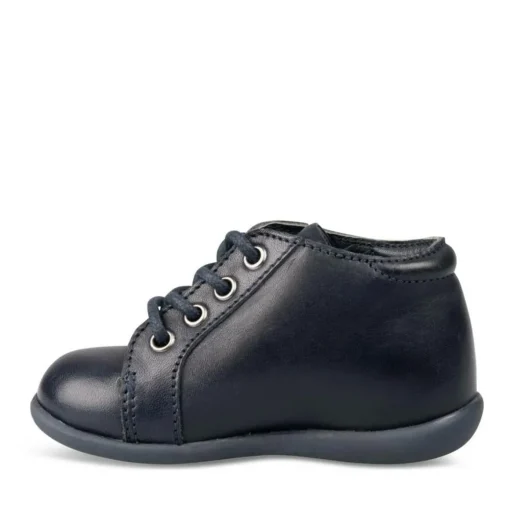 Bottines Bottines MARINE Garçon CUIR Motif Uni Lacets