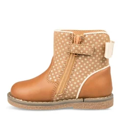 Bottines Bottines MARRON Fille Motif Uni Fermeture éclair