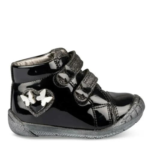 Bottines Bottines NOIR Fille Motif Uni Scratch