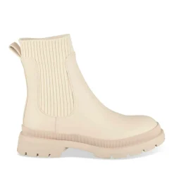 Bottines Chelsea BEIGE Femme Motif Uni A Enfiler