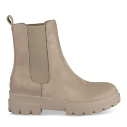 Bottines Chelsea BEIGE Femme Motif Uni A Enfiler