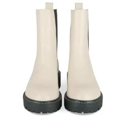 Bottines Chelsea BEIGE Femme Motif Uni A Enfiler