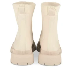 Bottines Chelsea BEIGE Femme Motif Uni A Enfiler