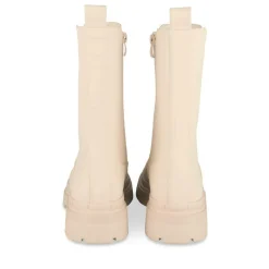 Bottines Chelsea BEIGE Femme Motif Uni Fermeture éclair