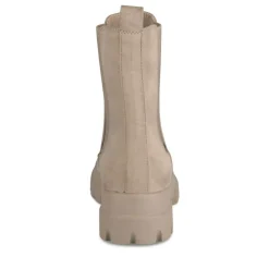 Bottines Chelsea BEIGE Femme Motif Uni A Enfiler