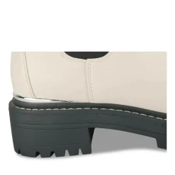Bottines Chelsea BEIGE Femme Motif Uni A Enfiler
