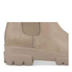 Bottines Chelsea BEIGE Femme Motif Uni A Enfiler