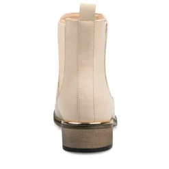 Bottines Chelsea BEIGE Fille Motif Uni Fermeture éclair