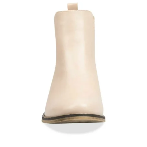 Bottines Chelsea BEIGE Fille Motif Uni Fermeture éclair