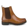 Bottines Chelsea COGNAC Femme Motif Uni A Enfiler
