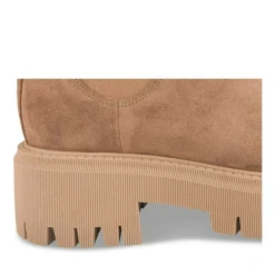 Bottines Chelsea COGNAC Femme CUIR Motif Uni Elastique