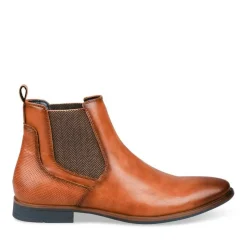 Bottines Chelsea COGNAC Homme Elastique