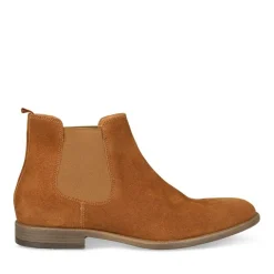 Bottines Chelsea COGNAC Homme CUIR Elastique