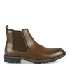 Bottines Chelsea COGNAC Homme Motif Uni Elastique