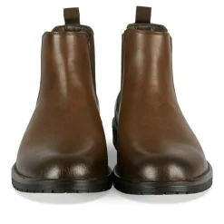 Bottines Chelsea COGNAC Homme Motif Uni Elastique