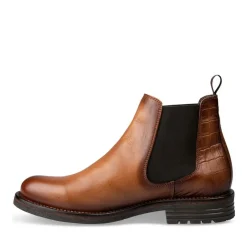 Bottines Chelsea COGNAC Homme CUIR A Enfiler