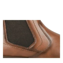 Bottines Chelsea COGNAC Homme Motif Uni A Enfiler