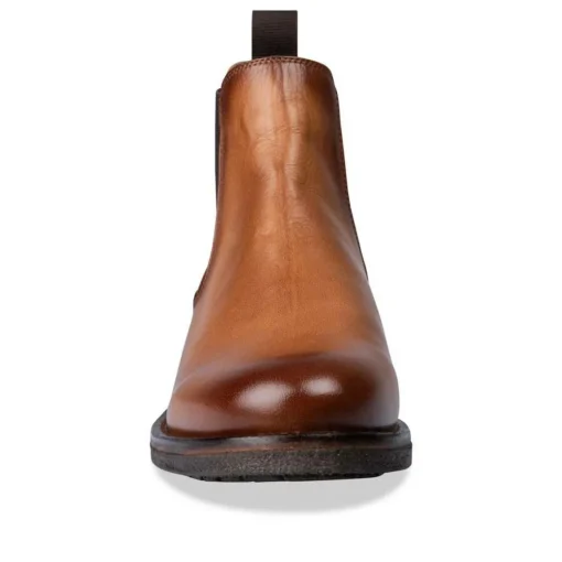 Bottines Chelsea COGNAC Homme CUIR A Enfiler