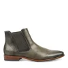 Bottines Chelsea GRIS Homme Motif Uni Elastique