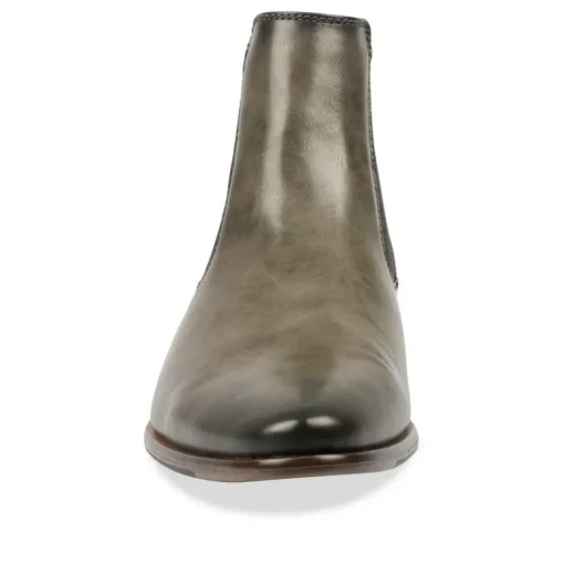 Bottines Chelsea GRIS Homme Motif Uni Elastique