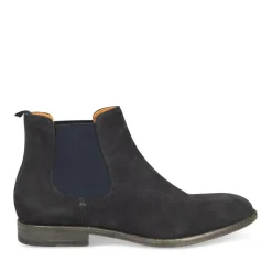 Bottines Chelsea MARINE Homme CUIR Elastique