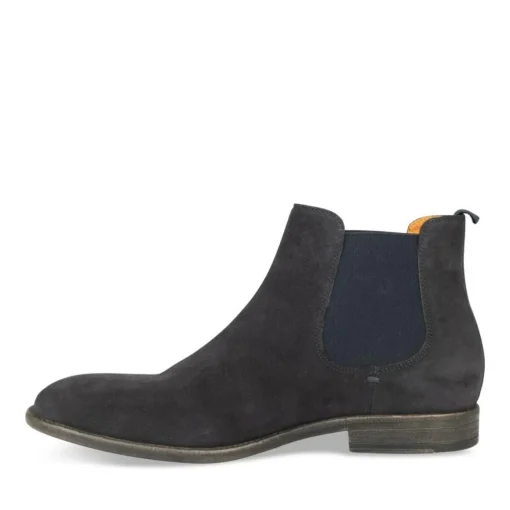 Bottines Chelsea MARINE Homme CUIR Elastique