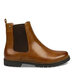 Bottines Chelsea MARRON Femme Elastique