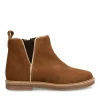 Bottines Chelsea MARRON Fille CUIR Fermeture éclair