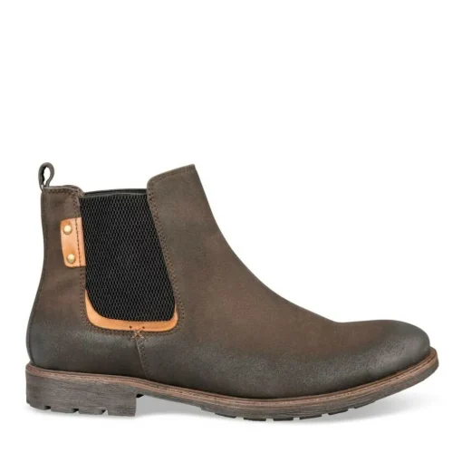 Bottines Chelsea MARRON Homme A Enfiler