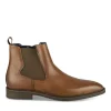 Bottines Chelsea MARRON Homme Motif Uni A Enfiler