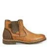 Bottines Chelsea MARRON Homme Elastique