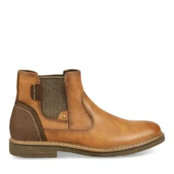Bottines Chelsea MARRON Homme Elastique