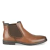 Bottines Chelsea MARRON Homme Motif Uni A Enfiler