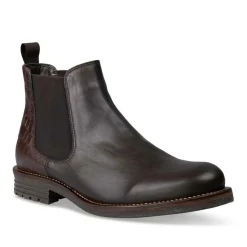 Bottines Chelsea MARRON Homme CUIR A Enfiler