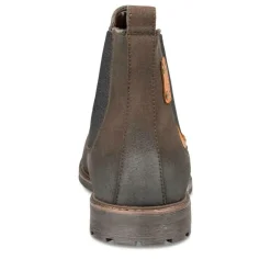 Bottines Chelsea MARRON Homme A Enfiler