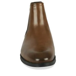Bottines Chelsea MARRON Homme Motif Uni A Enfiler
