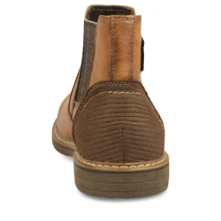 Bottines Chelsea MARRON Homme Elastique