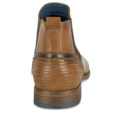 Bottines Chelsea MARRON Homme Motif Uni A Enfiler