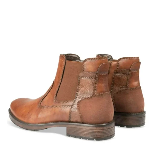 Bottines Chelsea MARRON Homme Fermeture éclair