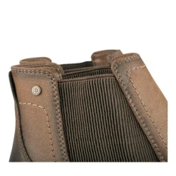 Bottines Chelsea MARRON Homme Motif Uni A Enfiler