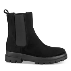 Bottines Chelsea NOIR Femme Motif Uni Elastique
