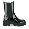 Bottines Chelsea NOIR Femme Motif Uni Fermeture éclair